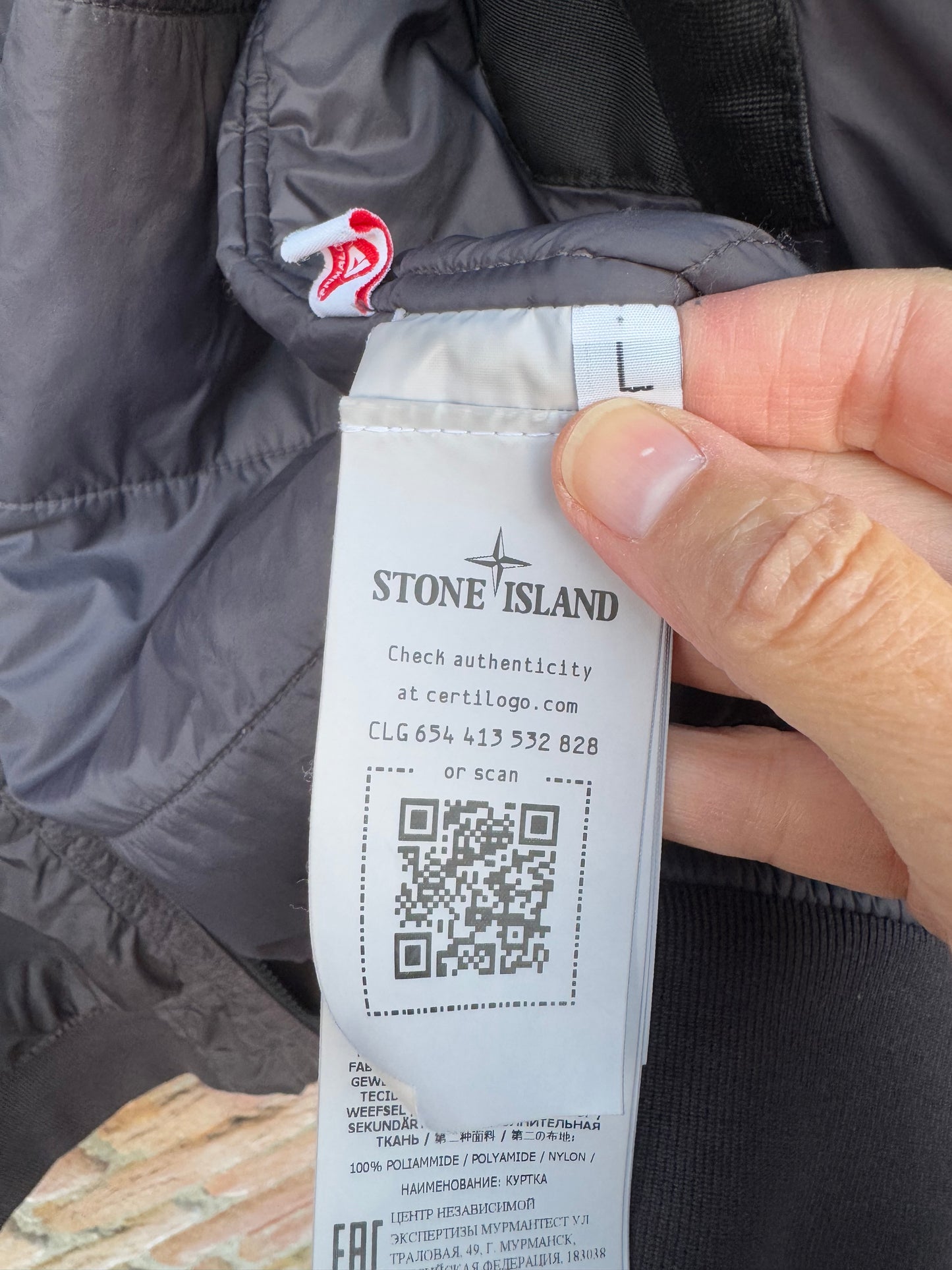Stone Island Crinkle Reps R-NY Primaloft Jacket - L