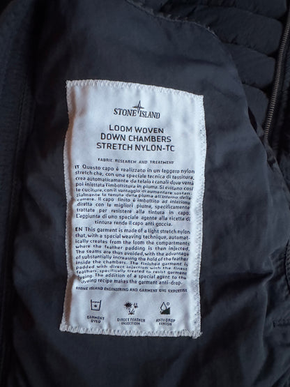 Stone Island Loom Woven Down Chambers Stretch Nylon-TC Jacket - S