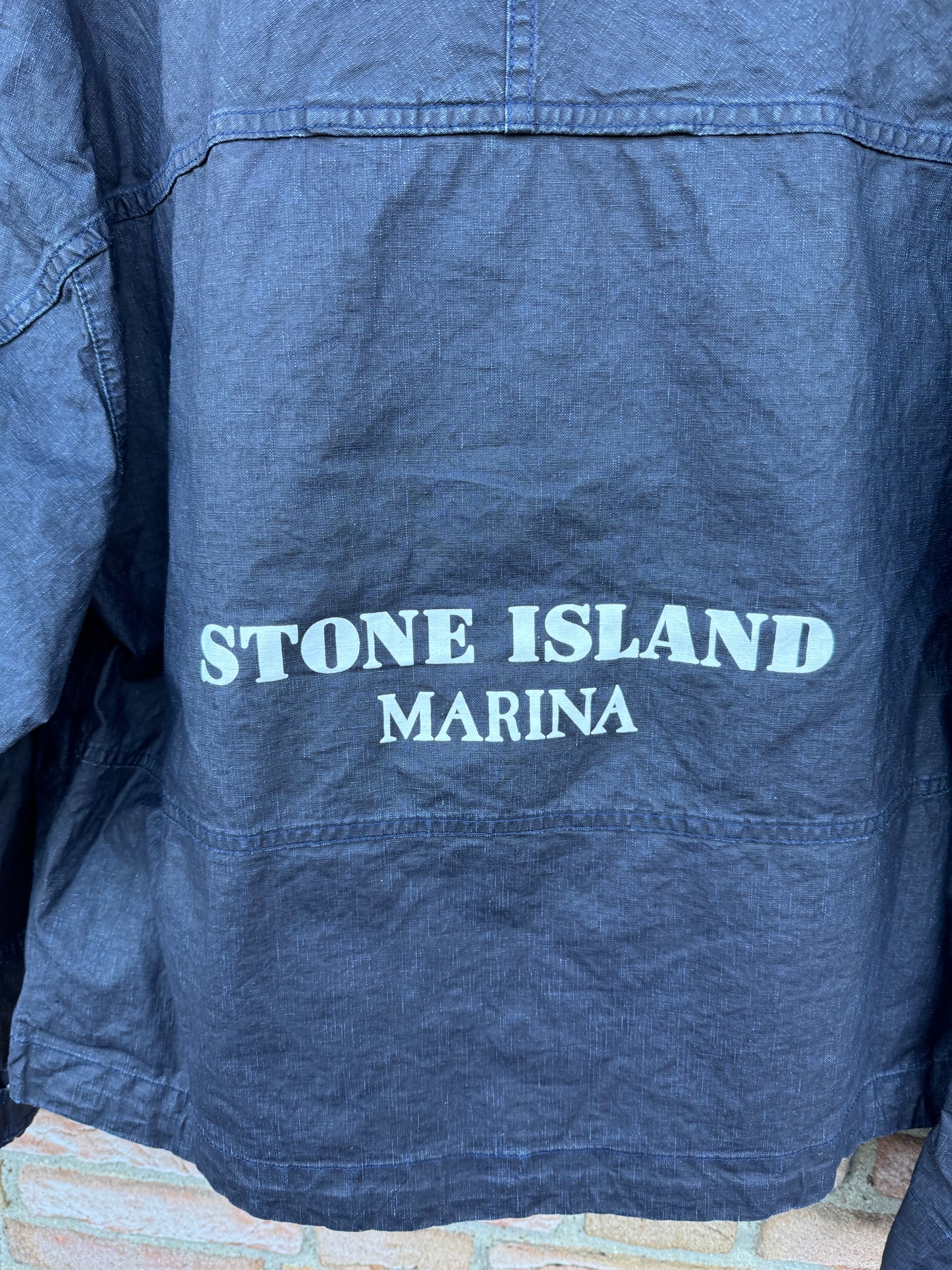 Stone Island Raw Plated Linen Marina Jacke - M