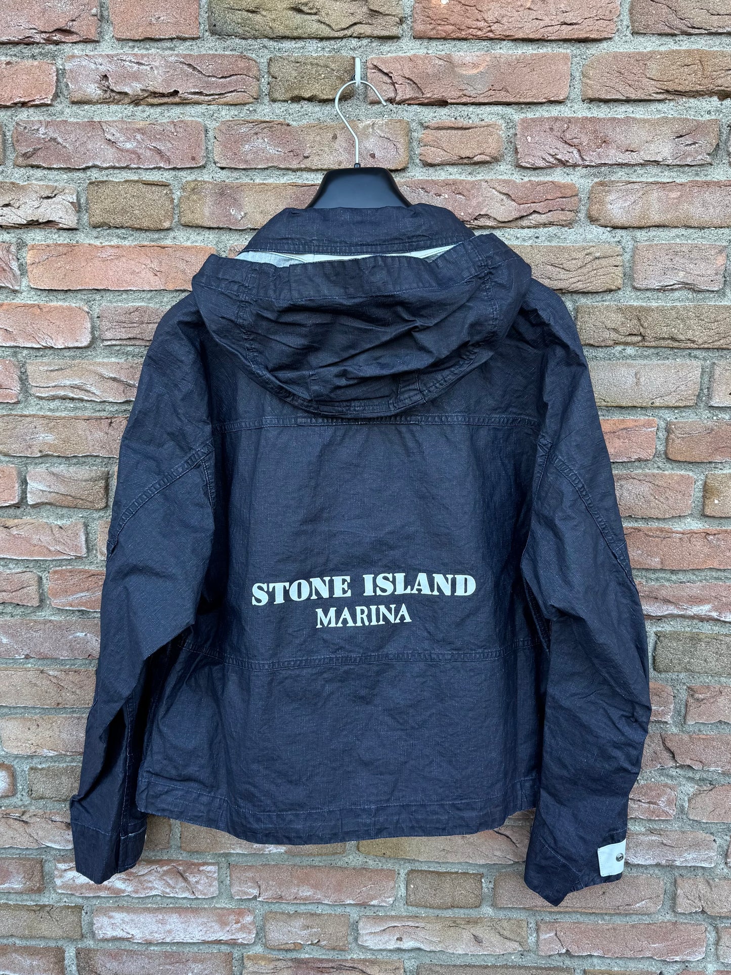 Stone Island Raw Plated Linen Marina Jacke - M