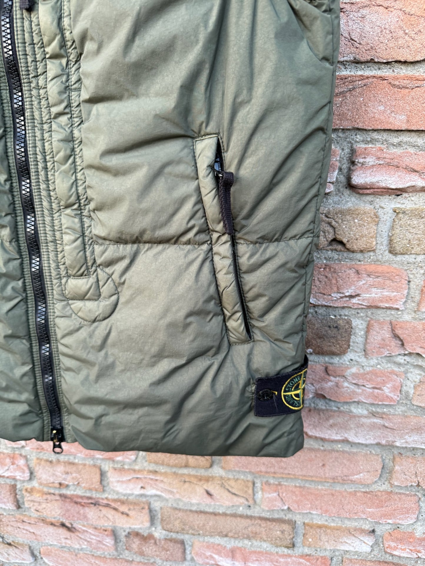 Stone Island Garment Dyed Crinkle Reps NY Down Gilet - M