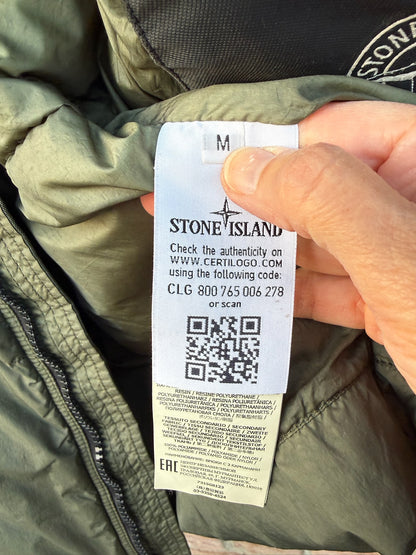 Stone Island Garment Dyed Crinkle Reps NY Down Gilet - M