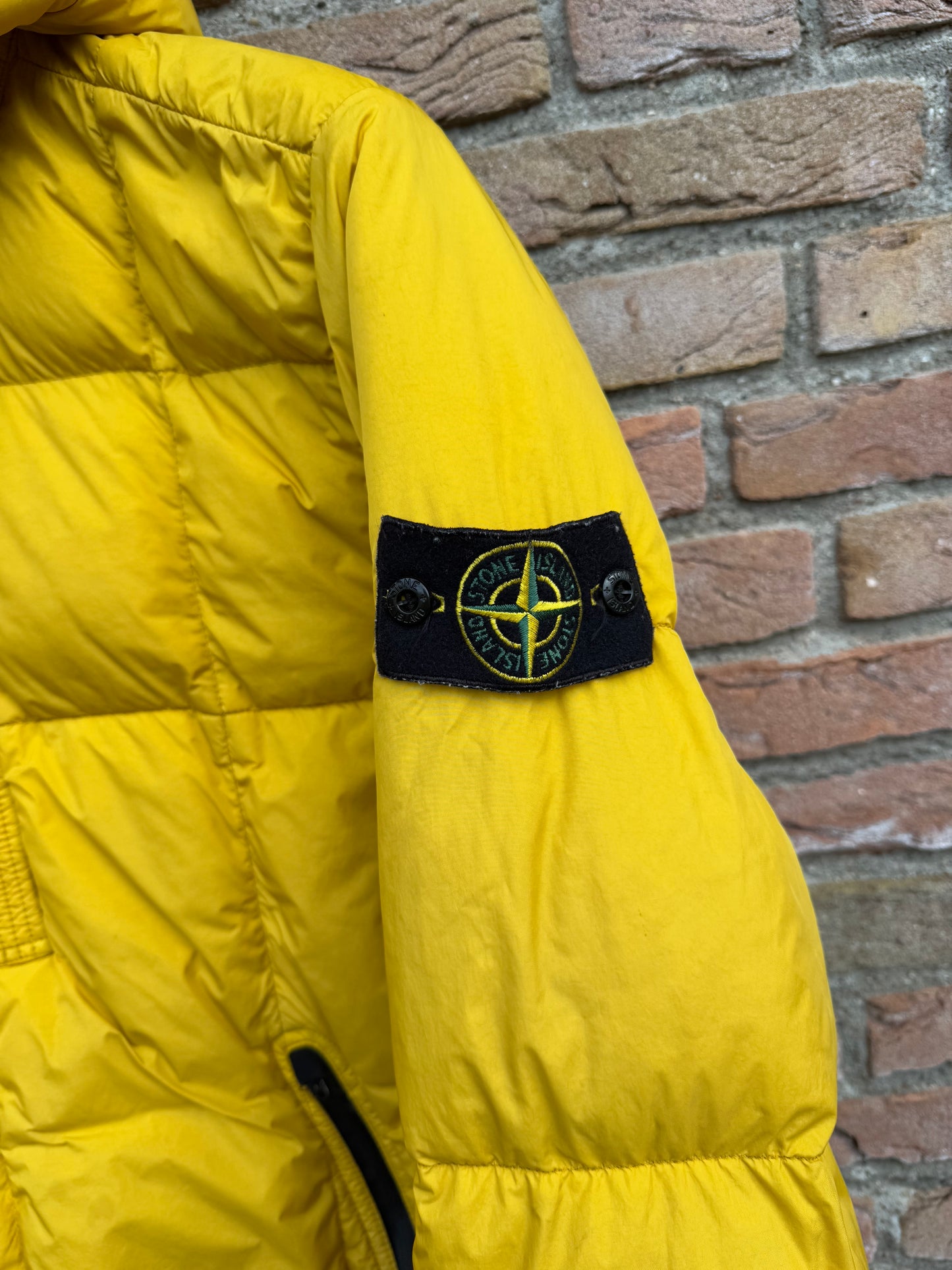 Stone Island Crinkle Reps NY Down Zip Smock - L