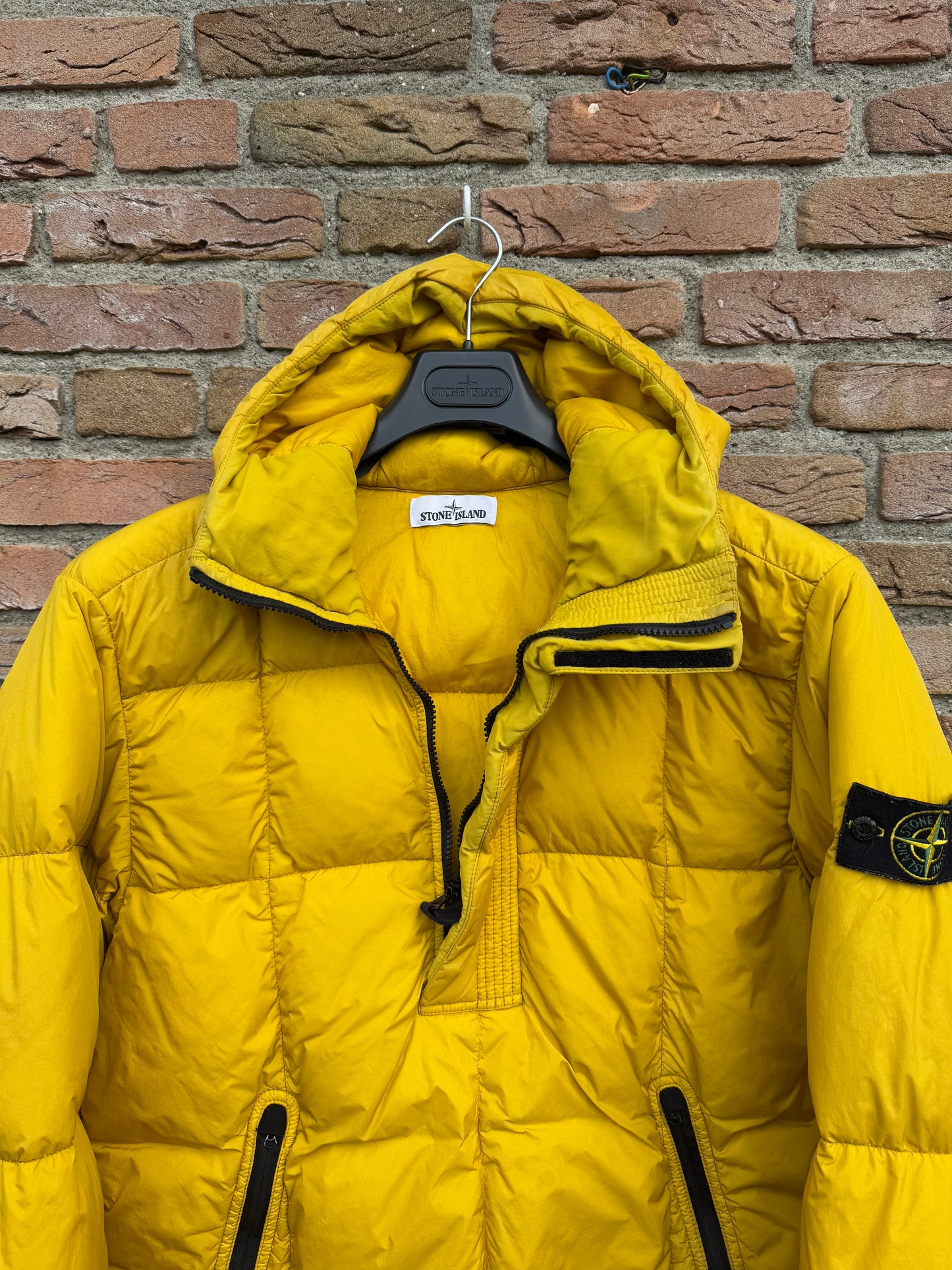 Stone Island Crinkle Reps NY Down Zip Smock - L