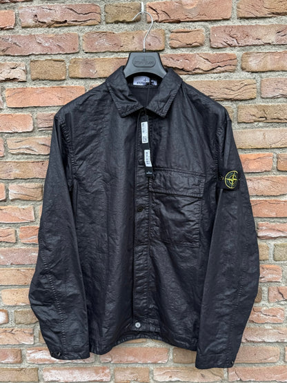 Stone Island Organic Look Nylon Panama-TC Overshirt - S