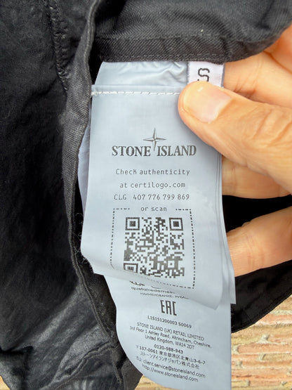 Stone Island Organic Look Nylon Panama-TC Overshirt - S