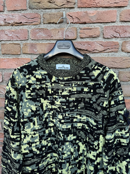 Stone Island Pixel Camo Pullover - L