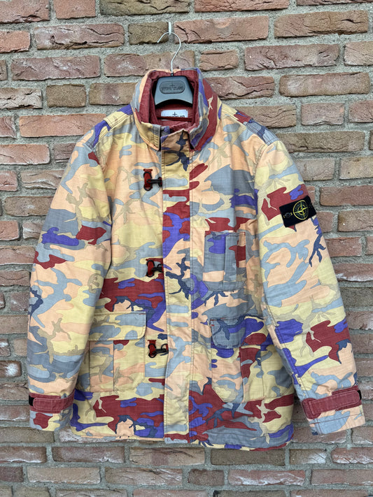 Stone Island Heritage Camo Ripstop Nylon Watro Jacke - L