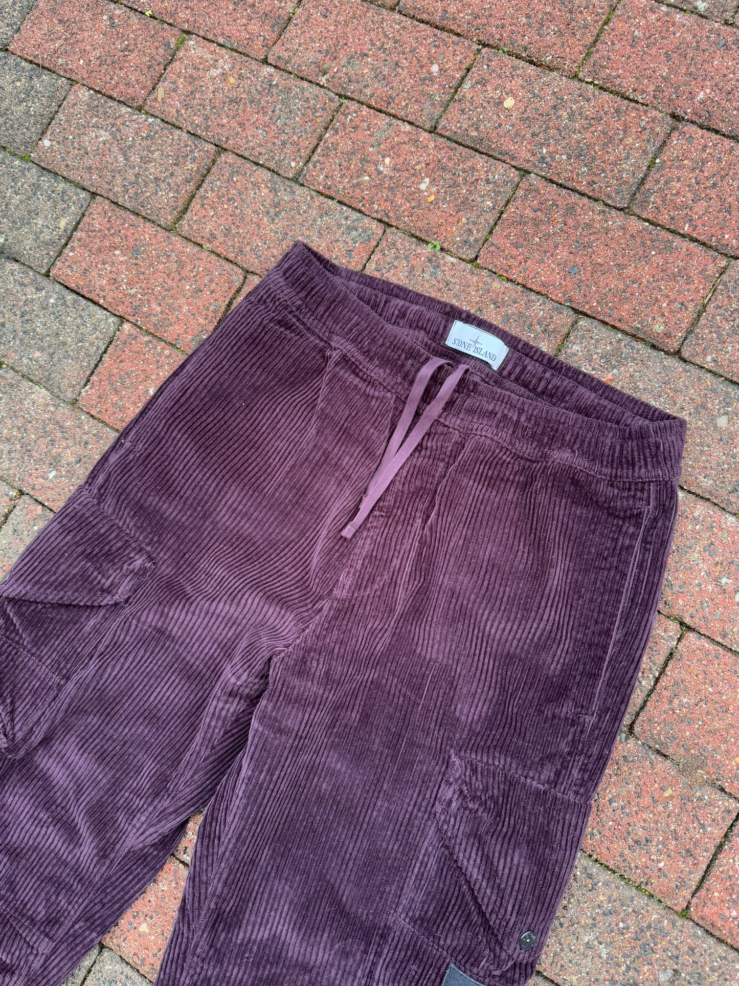 Stone Island Corduroy Cargos - W32
