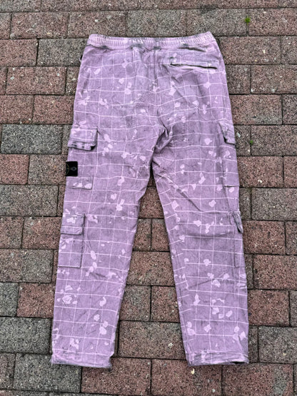 Stone Island Dust Ghillie Laser Camo Cargos - W30