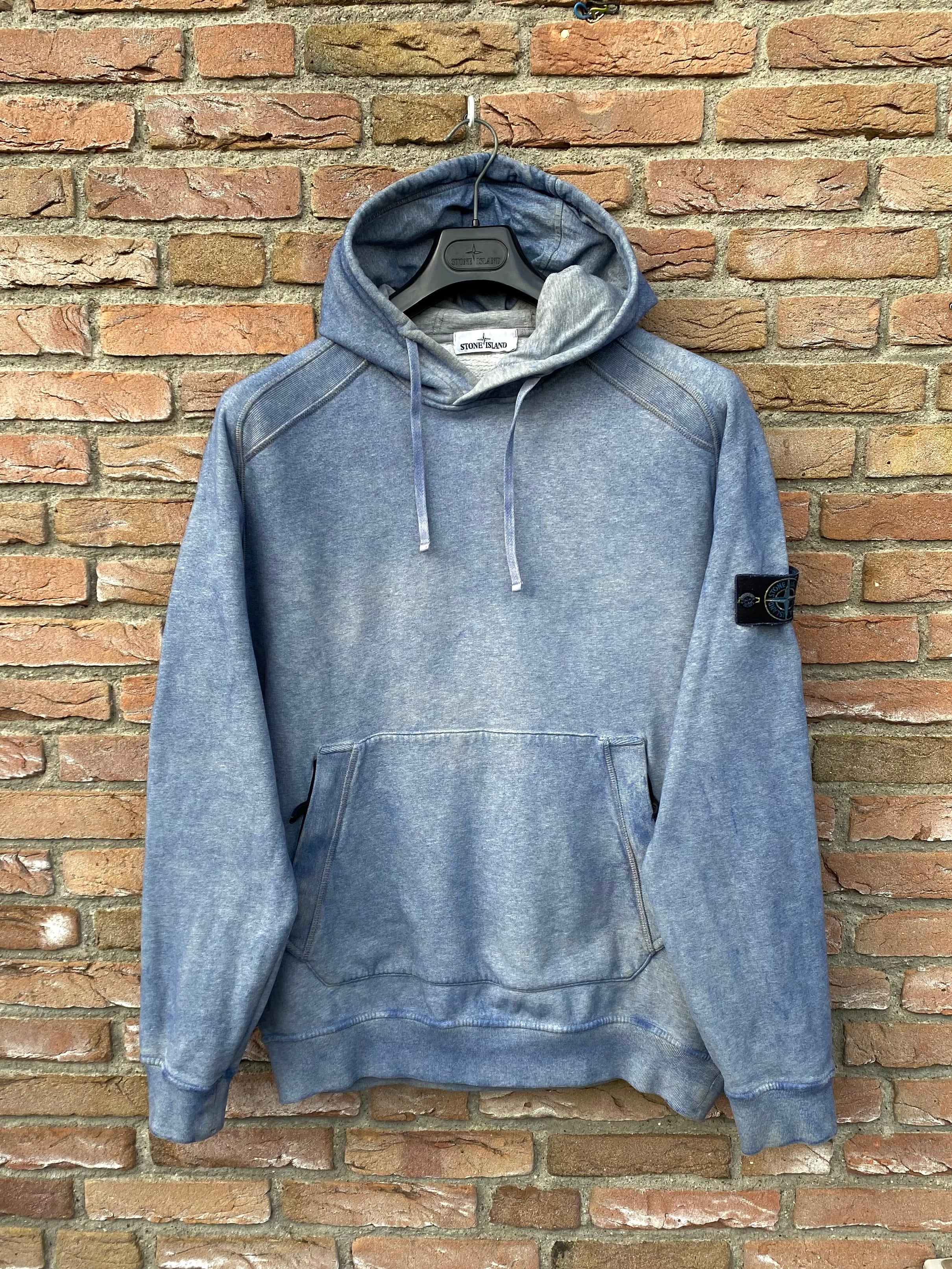 名作レアStone  Dust Colour Hoodie パーカー STONE ISLAND AW20 DUST TREATED CREW HOODIE (M) - Jazzy Badger