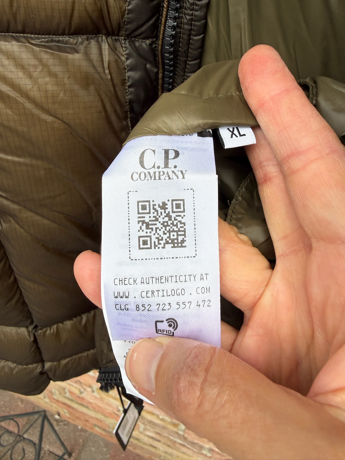 C.P. Company D.D. Shell Down Jacket - XL