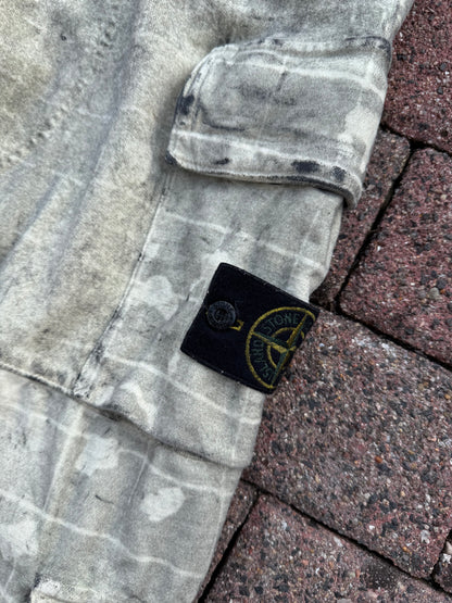 Stone Island Dust Ghillie Laser Camo Cargos - W31