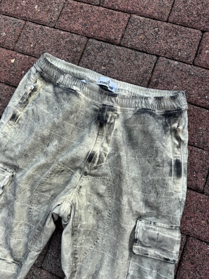 Stone Island Dust Ghillie Laser Camo Cargos - W31