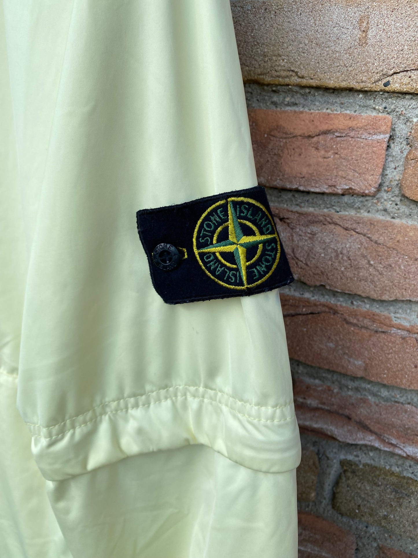 Stone Island Nylon Jersey Zip Jacke - L