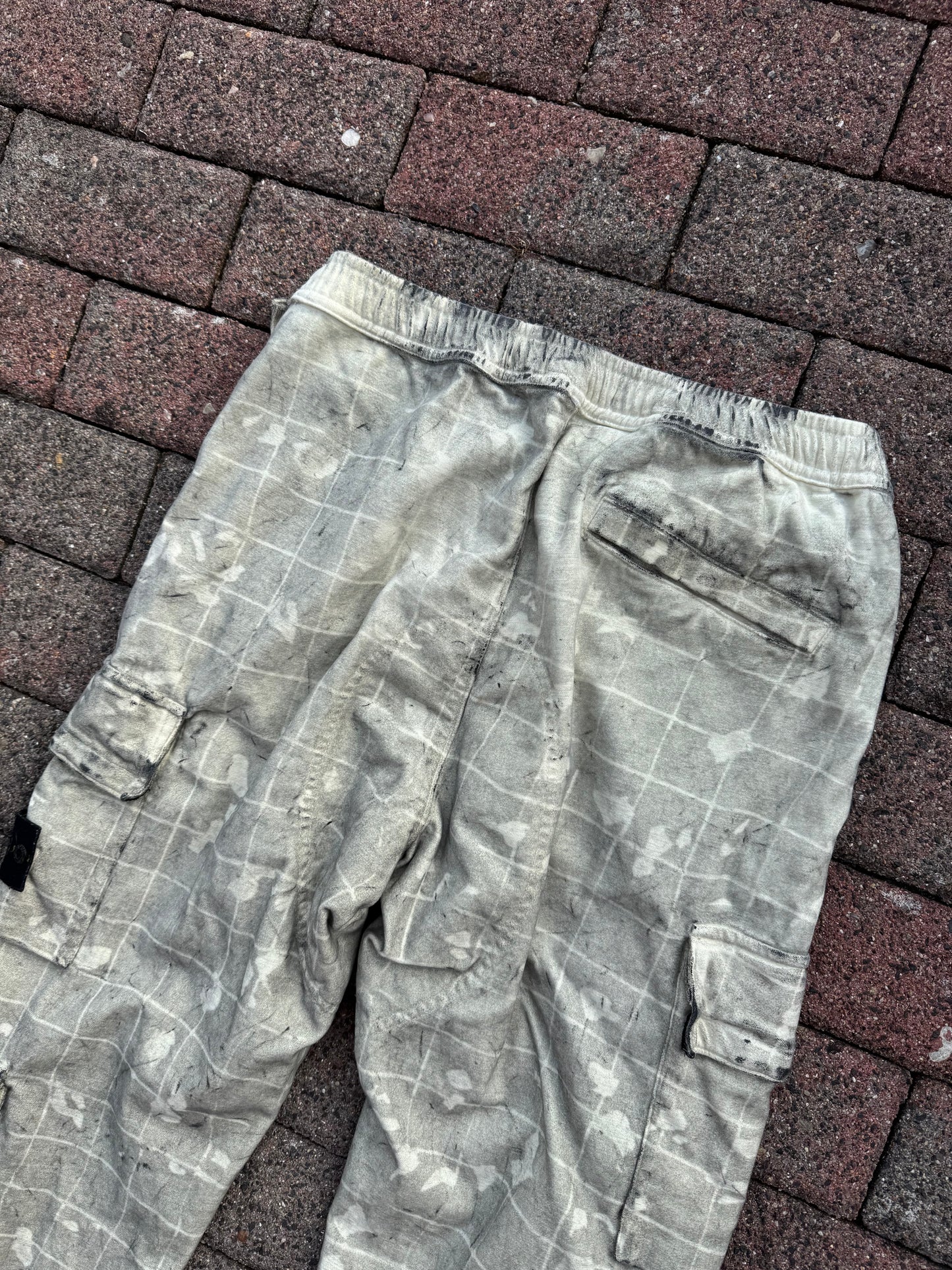 Stone Island Dust Ghillie Laser Camo Cargos - W31