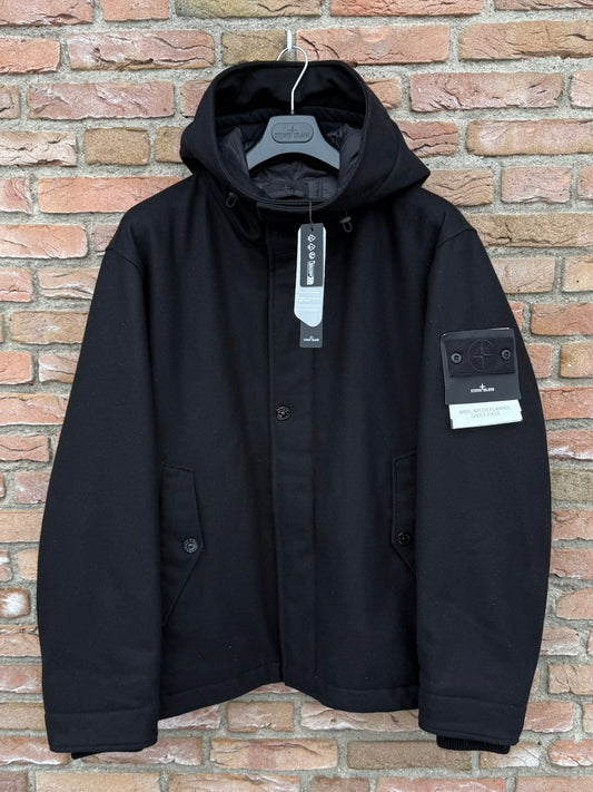 Stone Island Wool Nylon Flannel Ghost Jacket - XXL