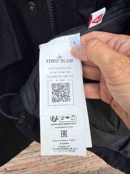 Stone Island Flanella Lana/Nylon Primaloft Ghost Jacket - L