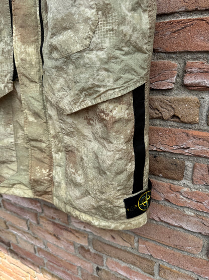 Stone Island Dissolving Grid Camo Nylon Primaloft Gilet - L