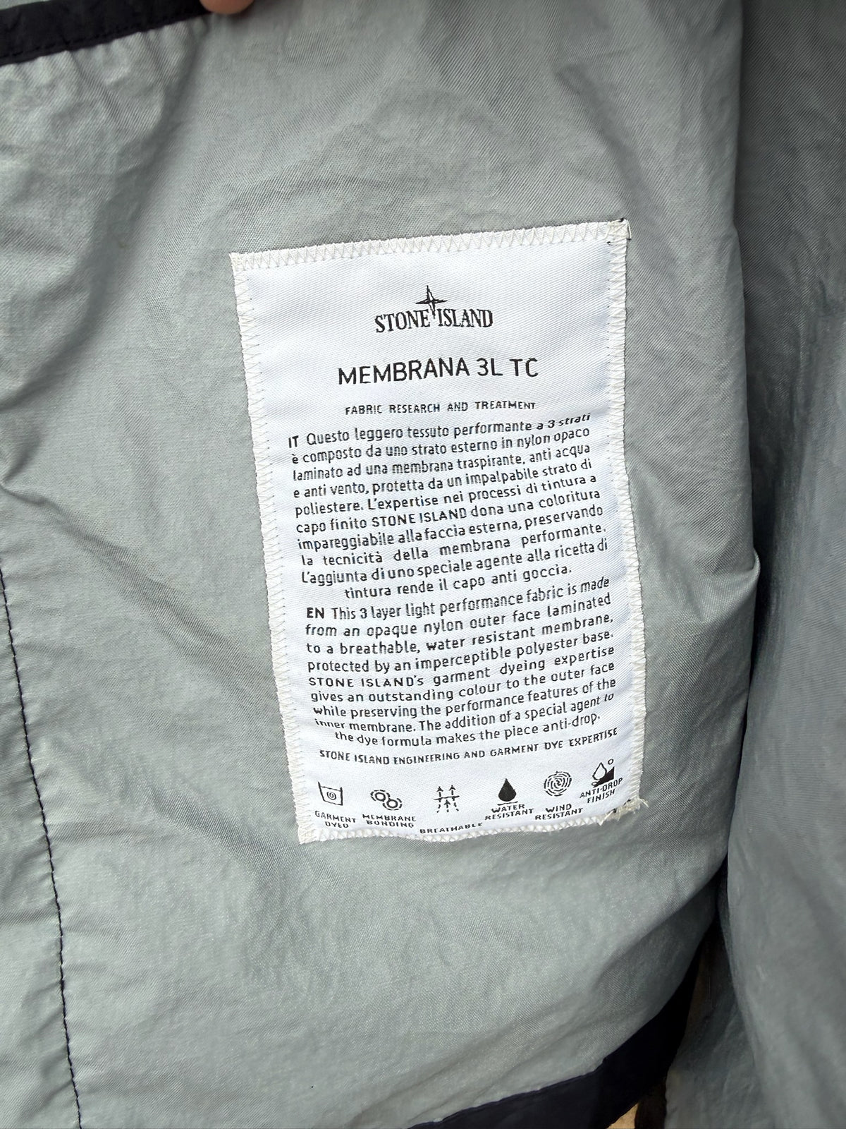 Stone Island Membrana 3L TC Jacket - XXL