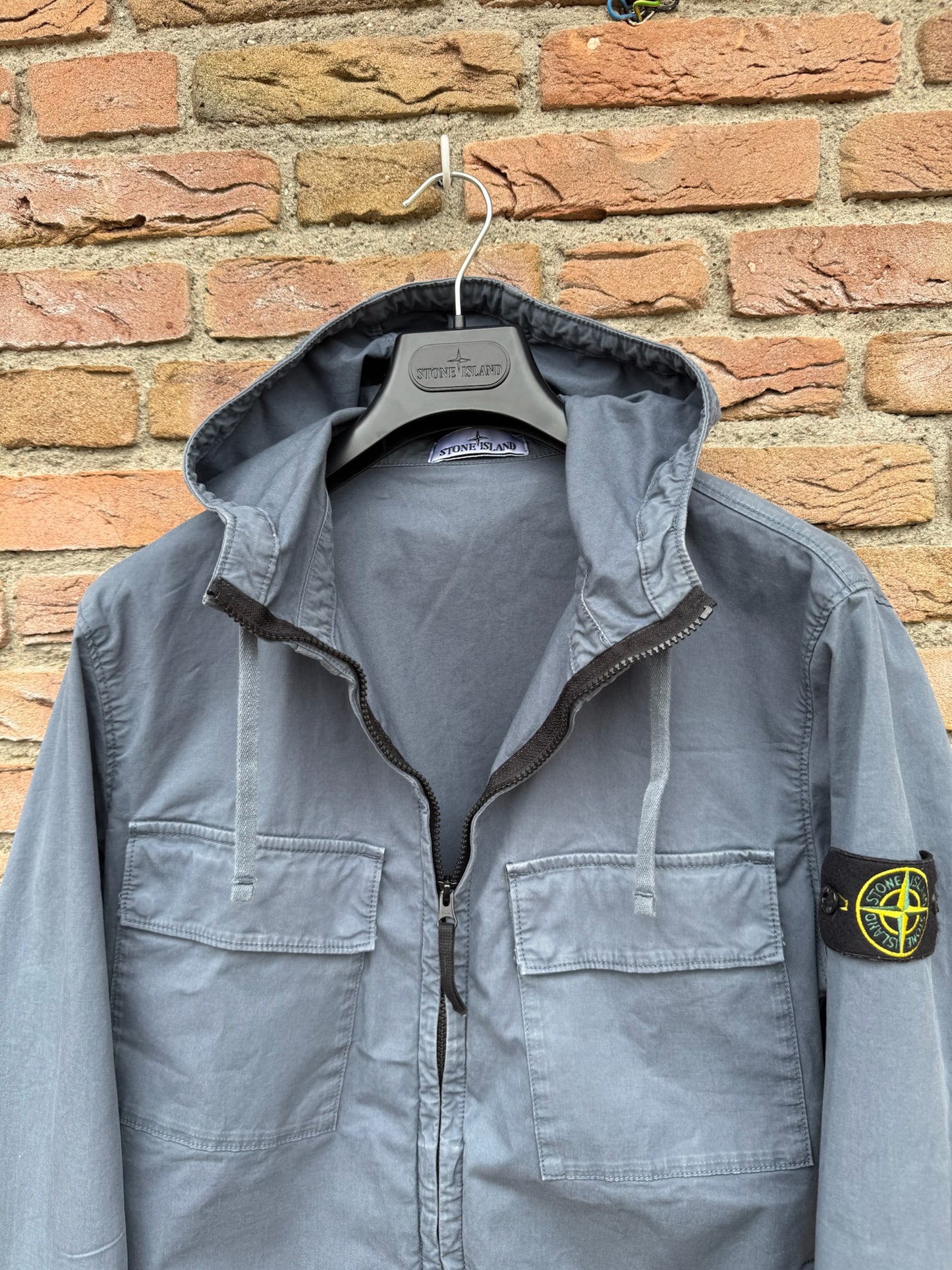 Stone Island Supima Cotton Twill Stretch-TC Jacket - S
