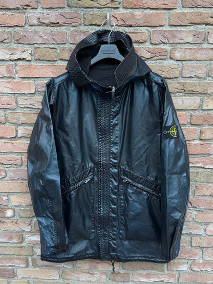 Stone Island Reversible Spaceman Raso Gommato Jacket - XL