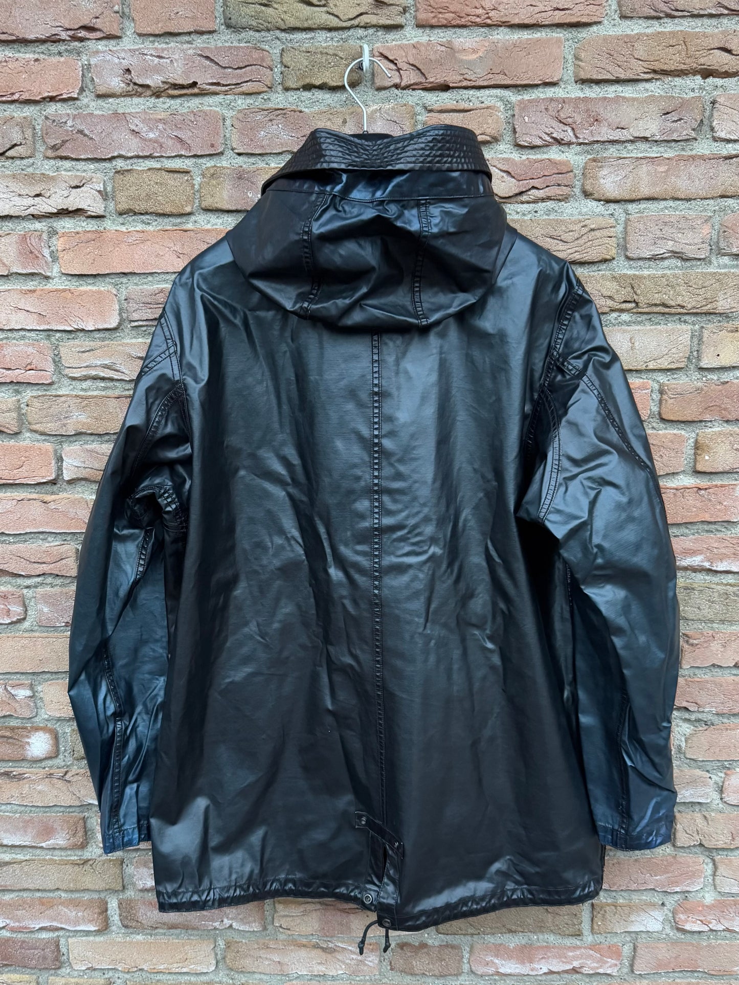 Stone Island Reversible Spaceman Raso Gommato Jacket - XL