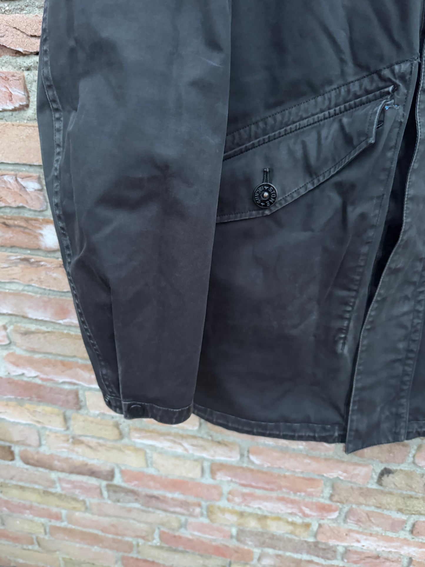 Stone Island Reversible Spaceman Raso Gommato Jacket - XL