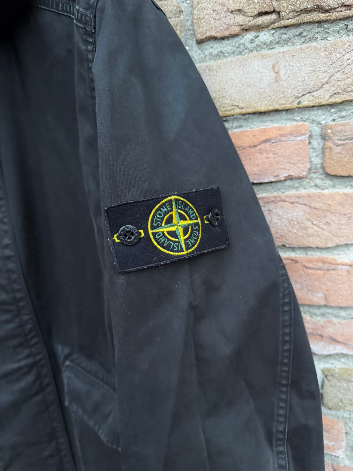 Stone Island Reversible Spaceman Raso Gommato Jacket - XL