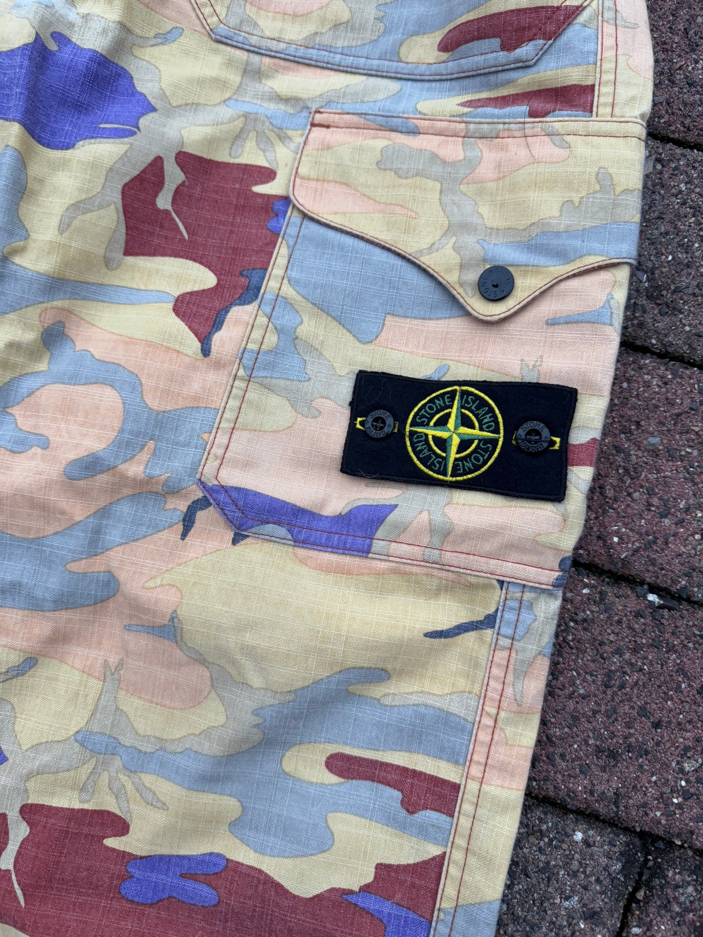 Stone Island Heritage Camo Cargos - W32