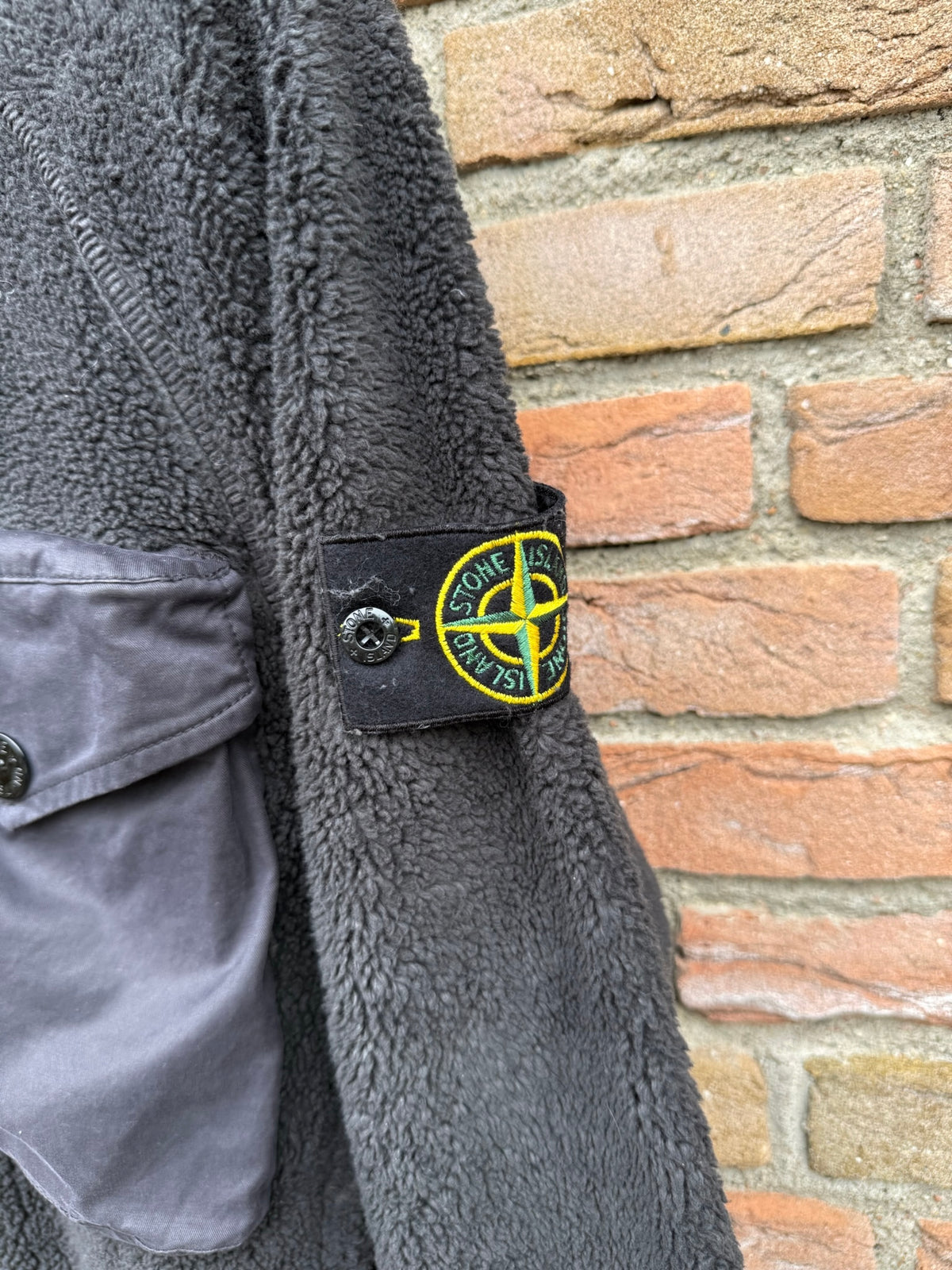 Stone Island Teddy Fleece Jacket - S