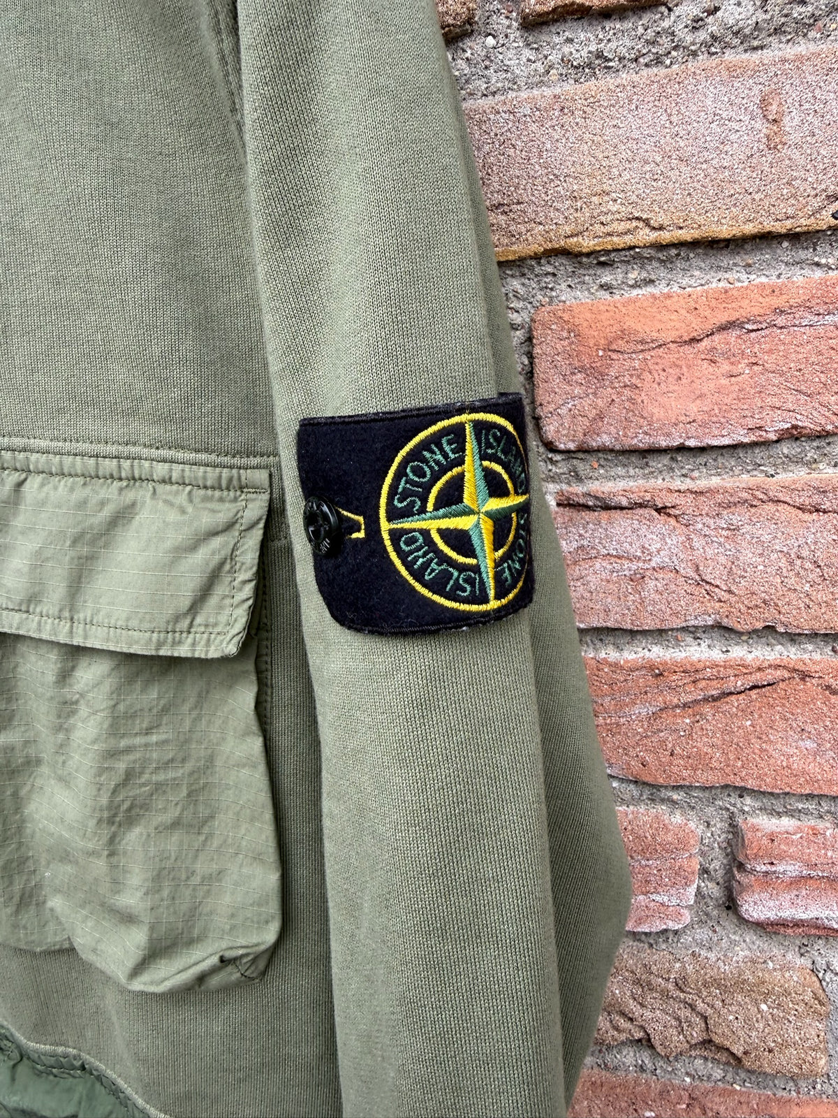 Stone Island Zipped Sweatshirt - M