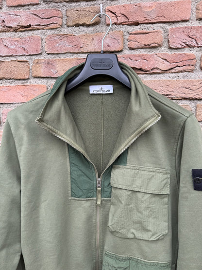 Stone Island Zipped Sweatshirt - M
