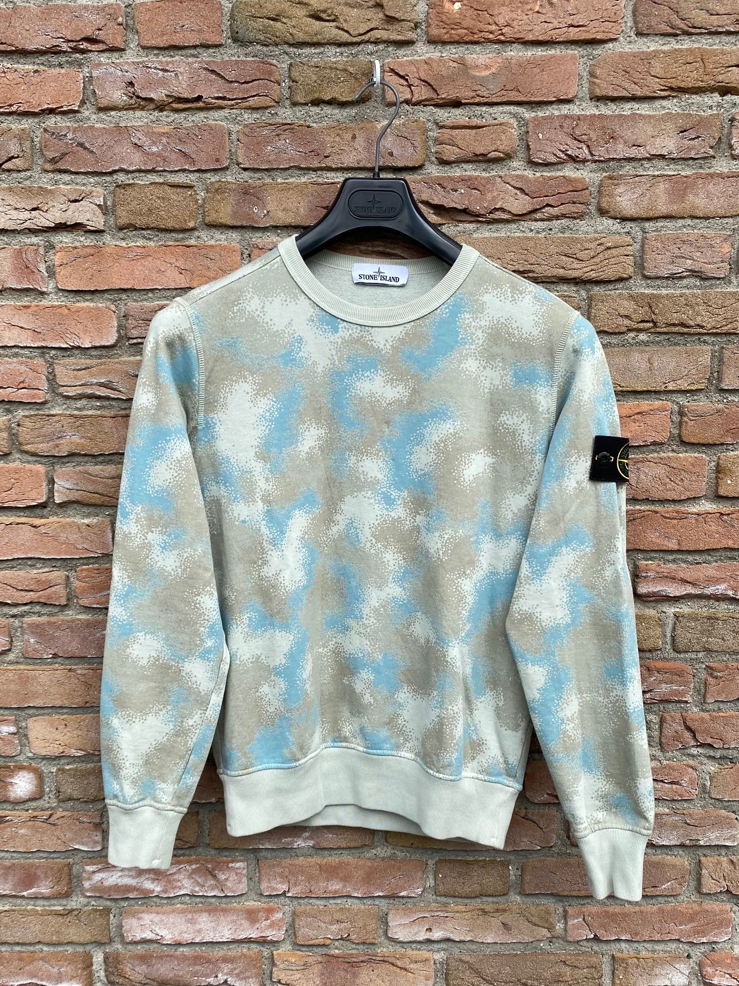 Stone Island Camo Devore Sweatshirt - S