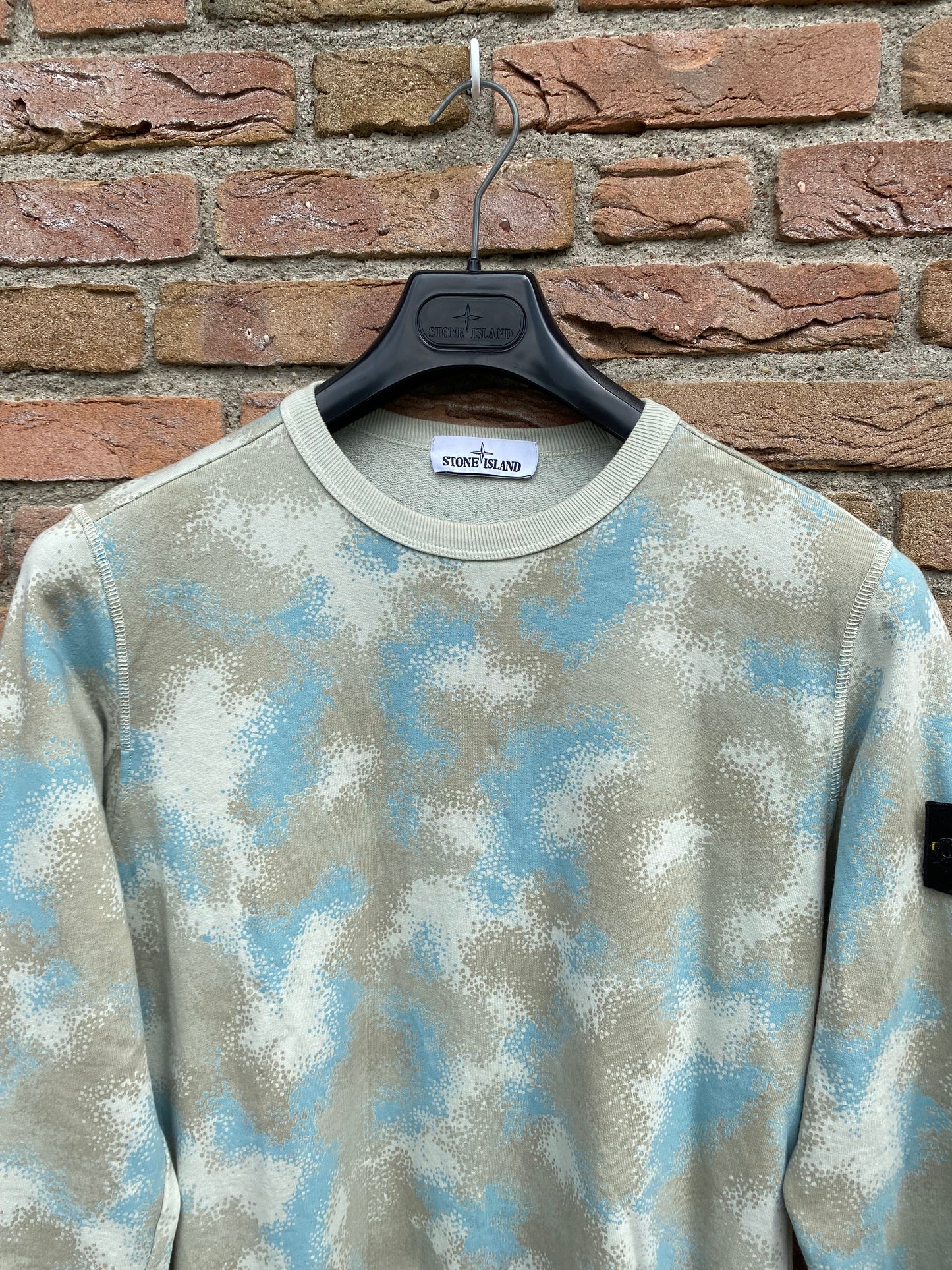 Stone Island Camo Devore Sweatshirt - S