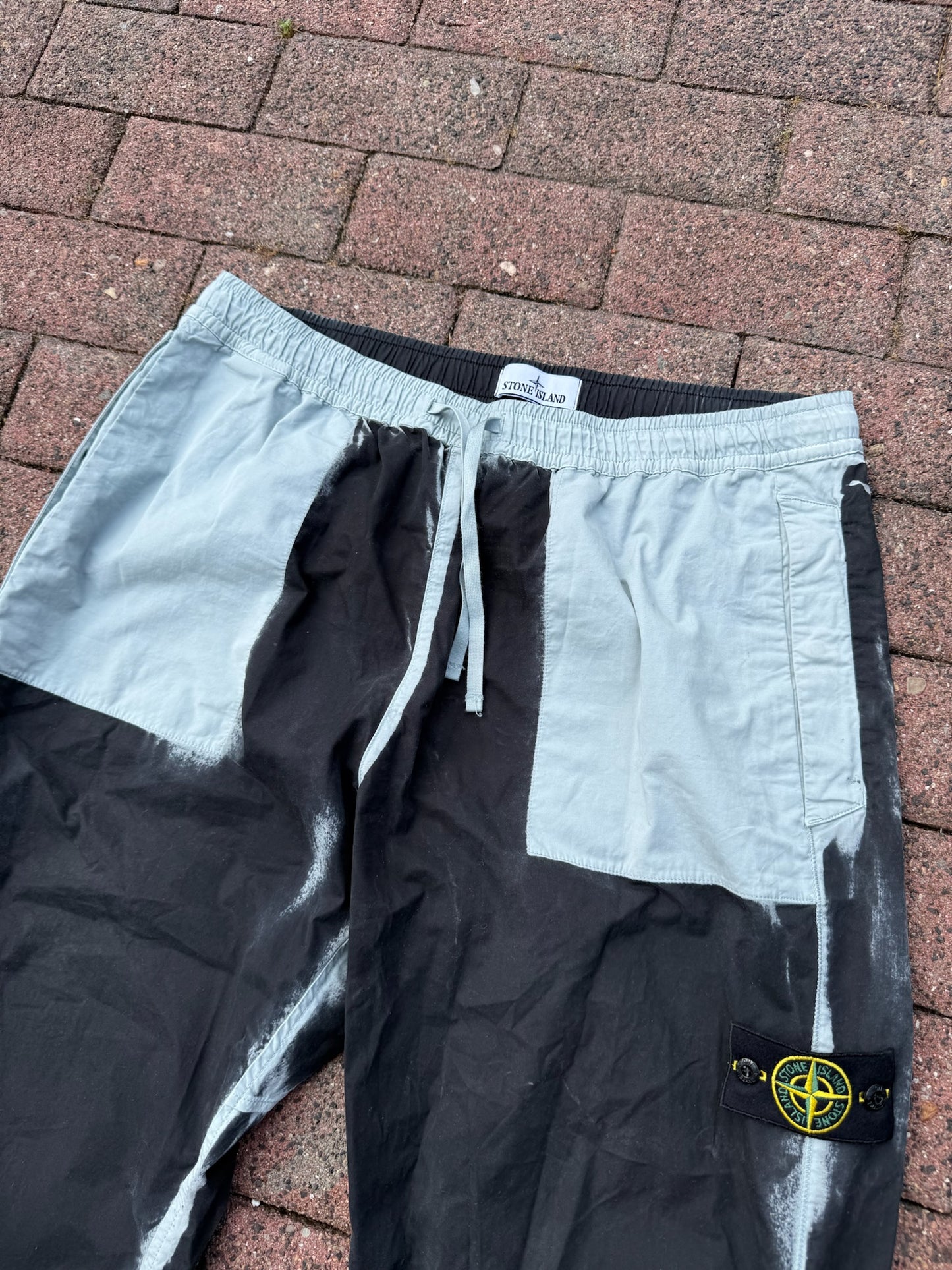 Stone Island Hand Sprayed Trousers - W38