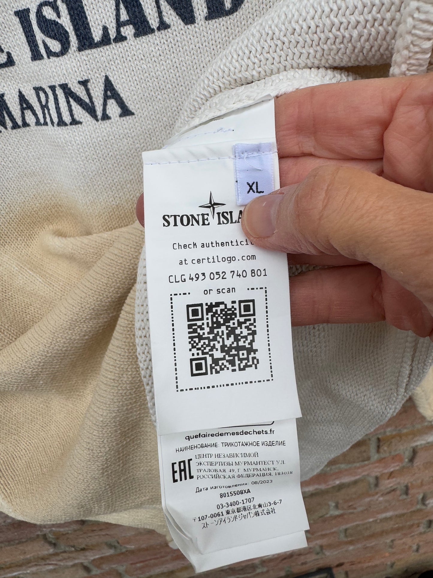 Stone Island Marina Knit Pullover - XL