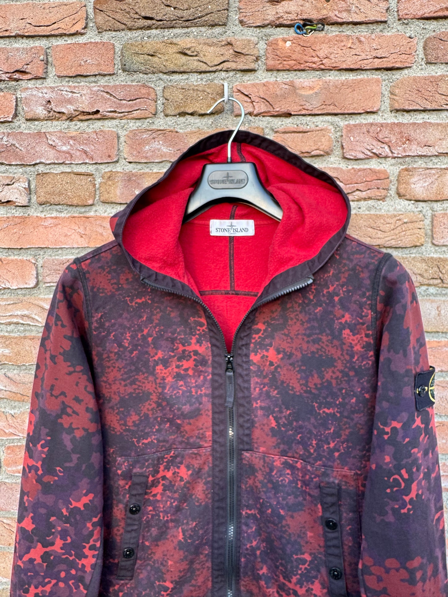 Stone Island Camo Kapuzenjacke - S