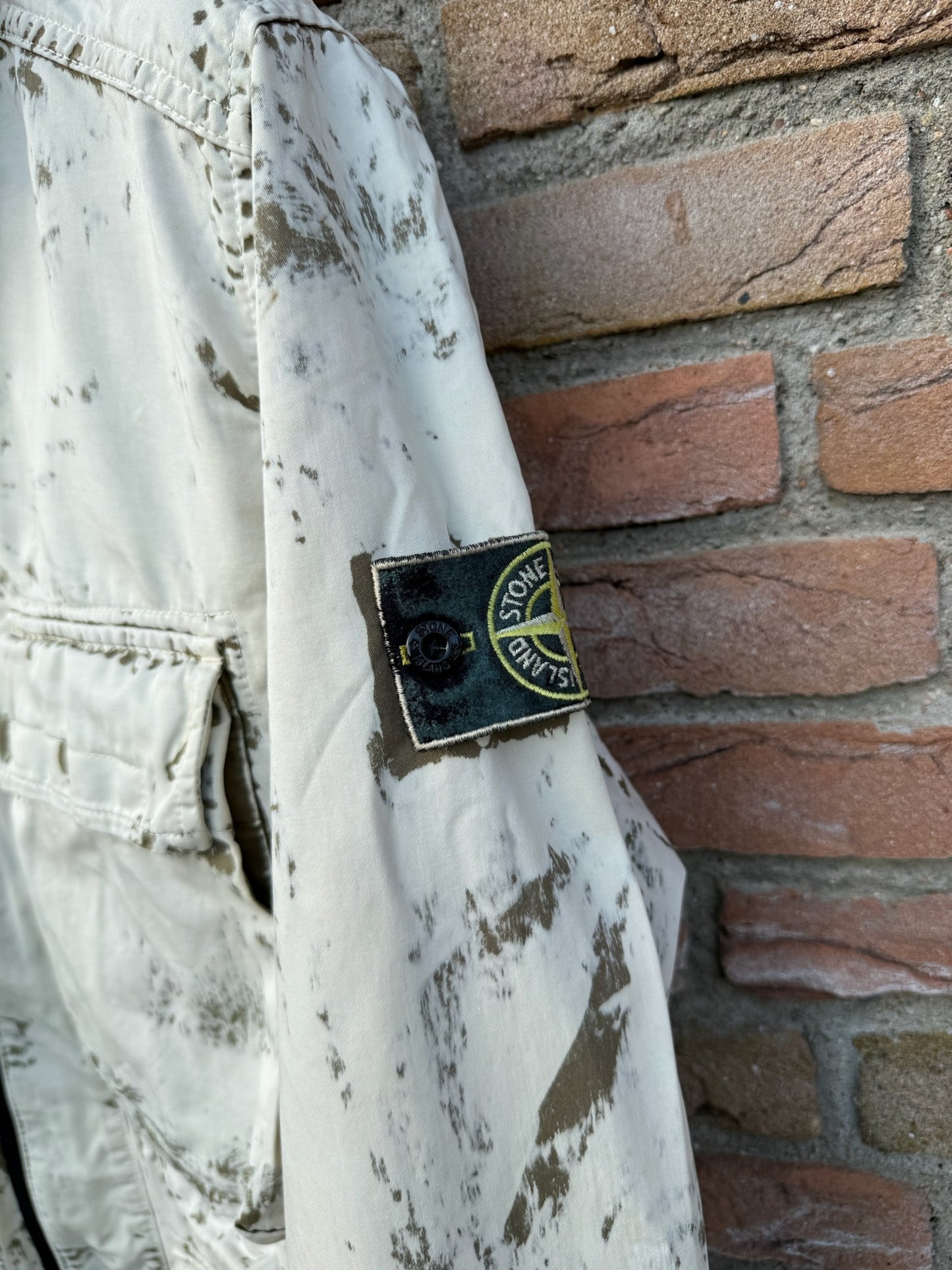 Stone Island Hand Corrosion on Raso Jacket - L