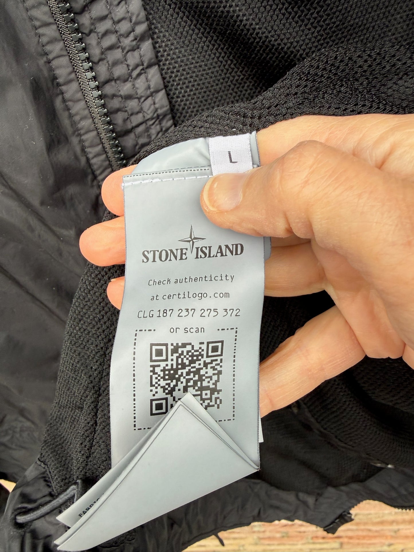 Stone Island Garment Dyed Crinkle Reps NY Jacket - L