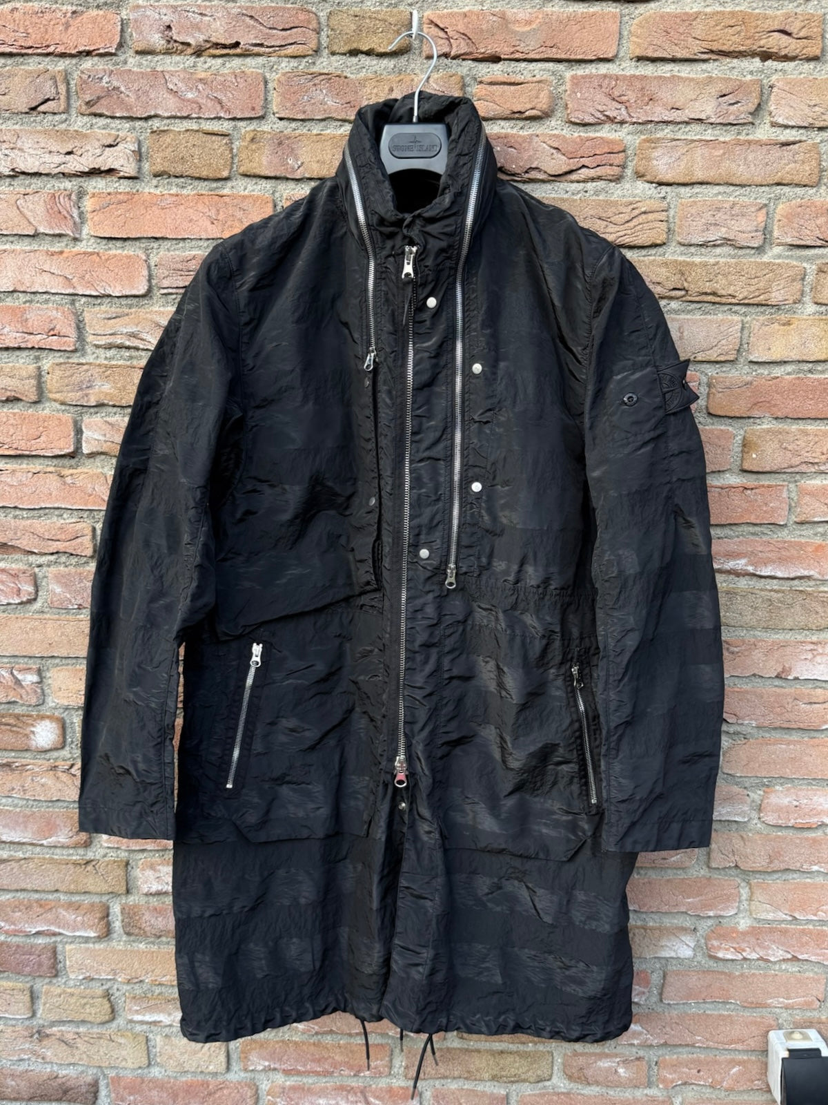 Stone Island Shadow Project Striped Nylon Metal Jacket - M