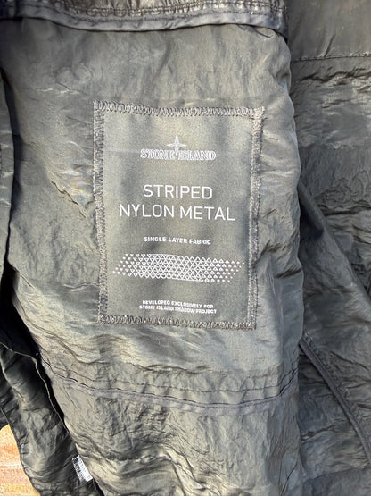 Stone Island Shadow Project Striped Nylon Metal Jacket - M