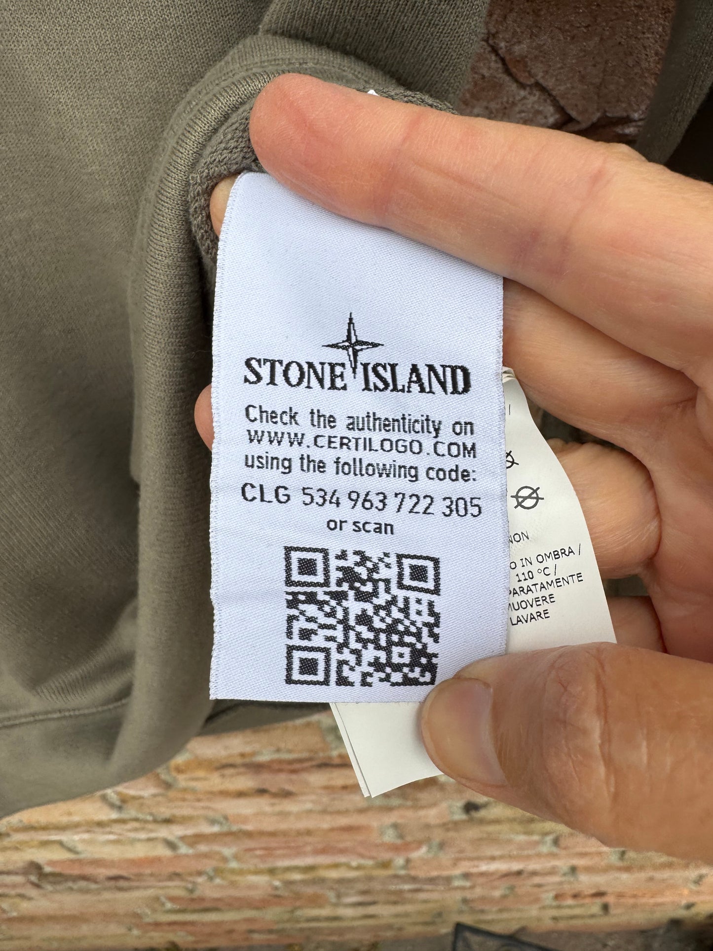 Stone Island Zip Sweatshirt - S