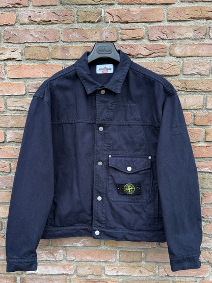 Stone Island x Supreme Bull Denim-TC Jacket - L
