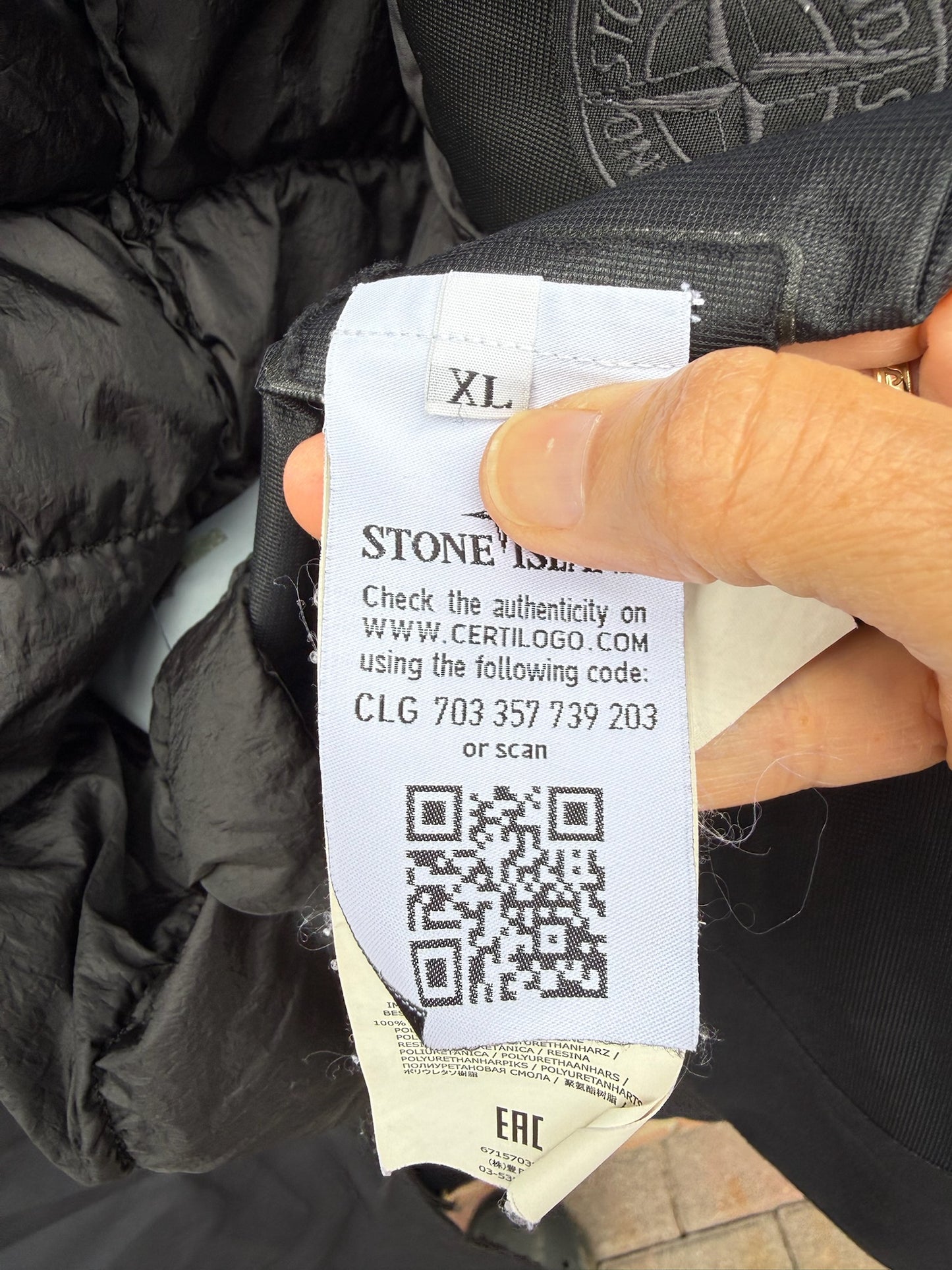 Stone Island Tank Shield Ghost Multi Layer Jacket - XL