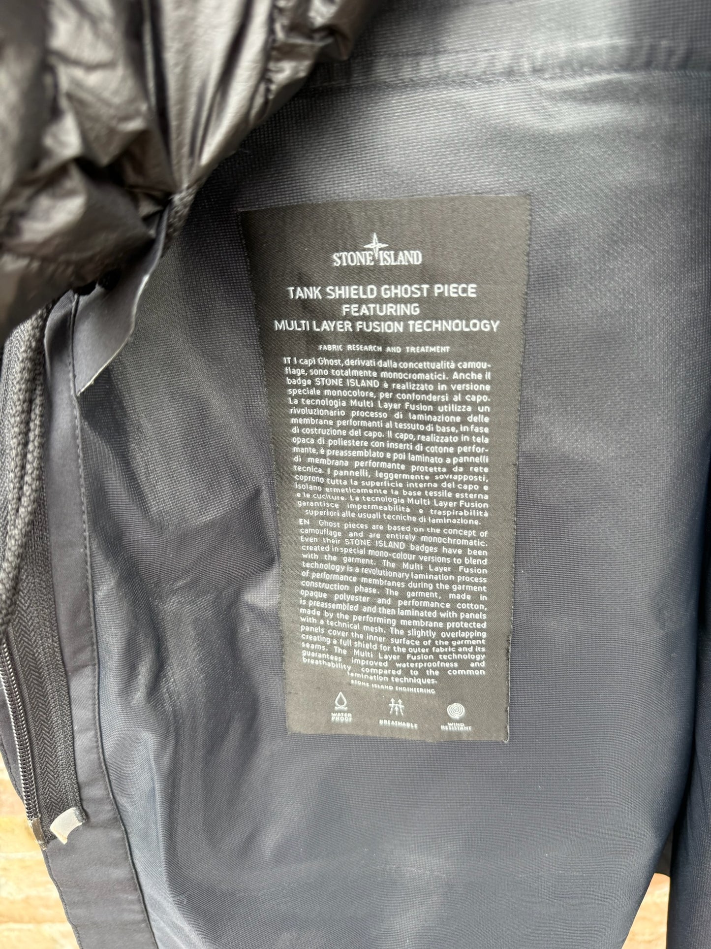 Stone Island Tank Shield Ghost Multi Layer Jacket - XL