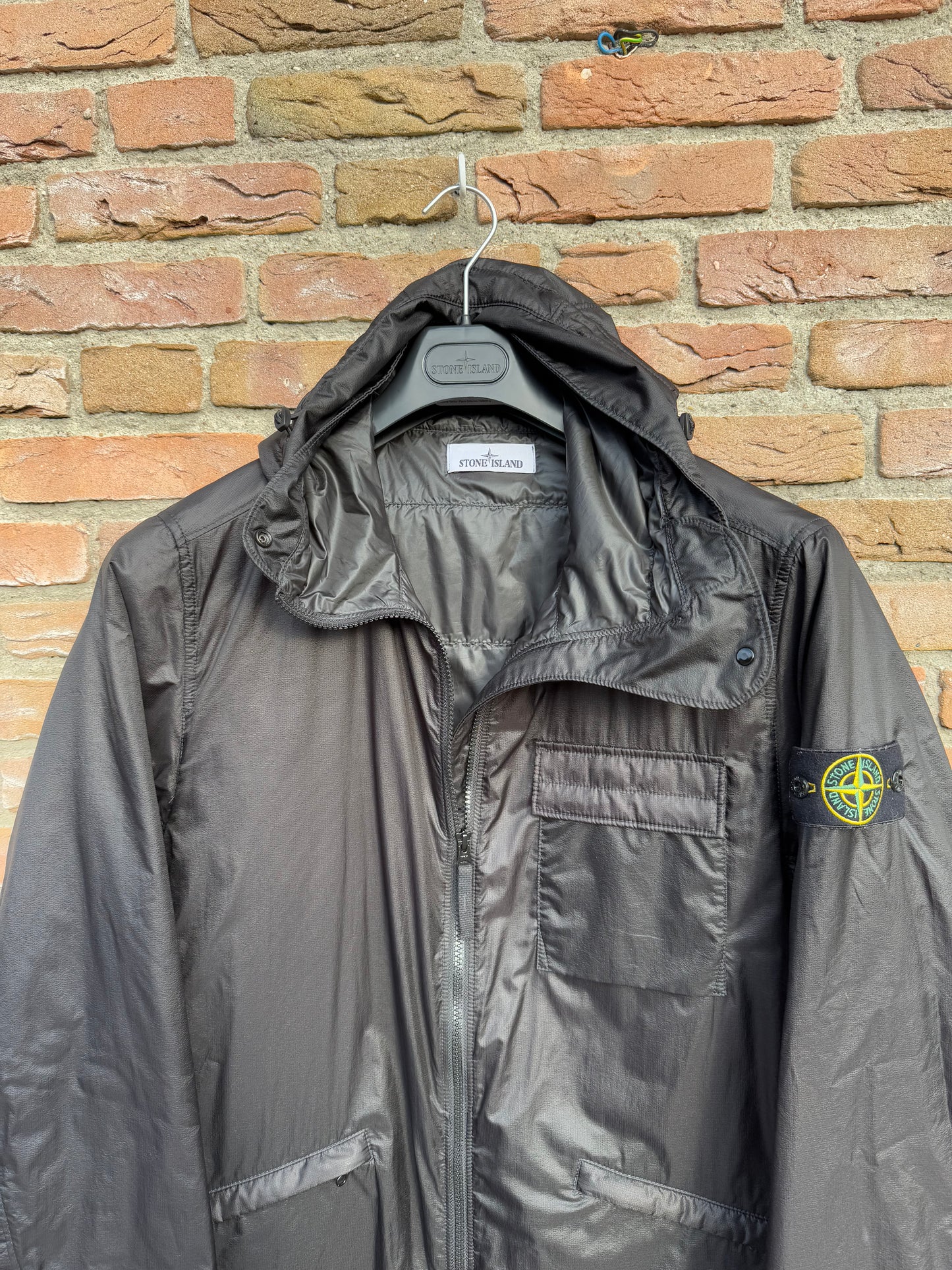 Stone Island Bio-Based Ripstop Nylon Primaloft Jacket - L
