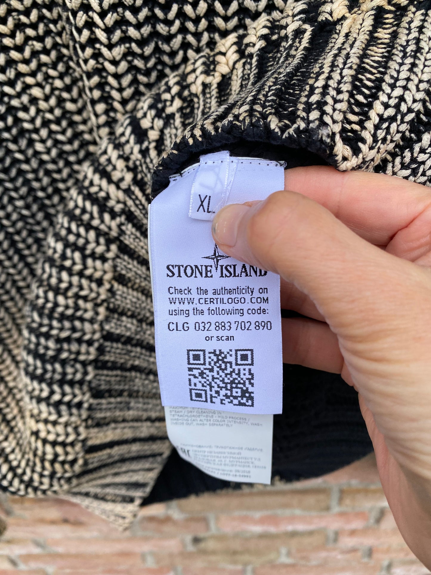 Stone Island Hand Corrosion Pullover - XL