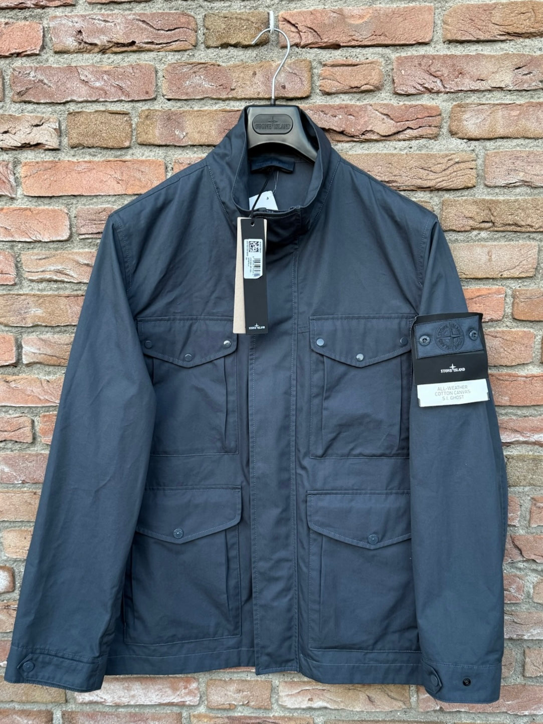 Stone Island All-Weather Cotton Canvas Ghost Jacket - L