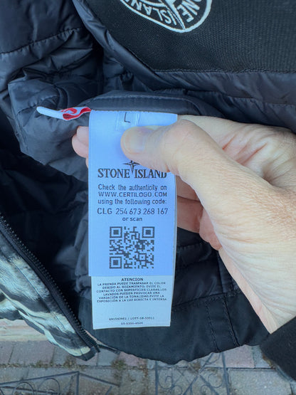 Stone Island White Tiger Camo 50 Fili Primaloft Jacket - L